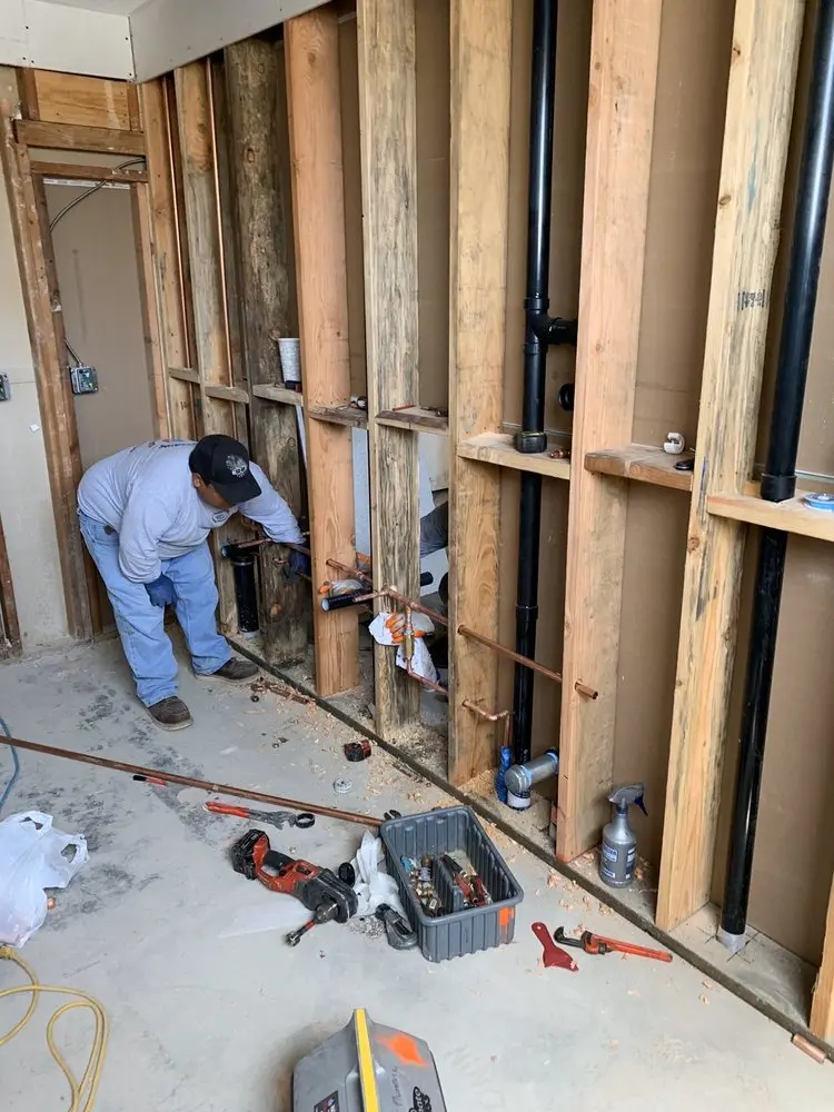 Commercial rough-in plumbing for Trenchless Sewer Repair in Chesapeake Beach